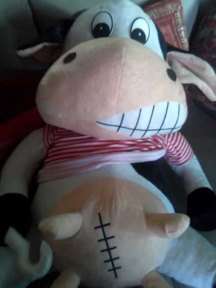 Peluche géante vache - photo numéro 3