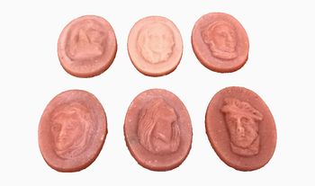 Années 1970 Publicité Collection Total   6 Camées  Les amours célèbres