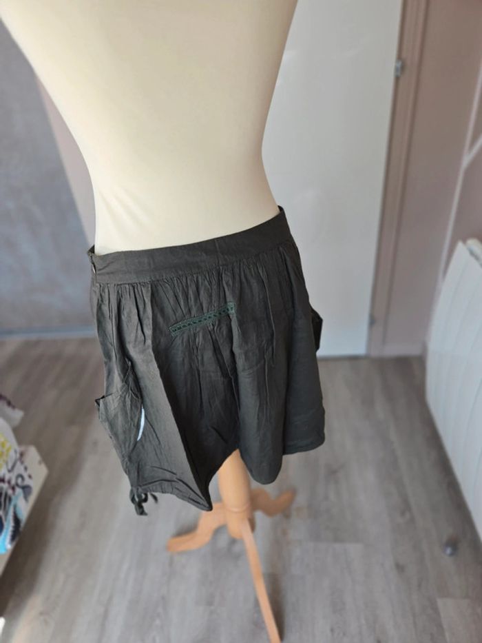 Jupe Kaki Neuve Desigual taille 40 - photo numéro 4
