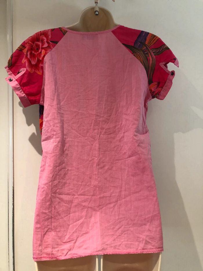 Blouse one step taille 38 couleur fuchsia - photo numéro 12