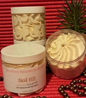 Savon Fouetté (Chantilly de douche) artisanal