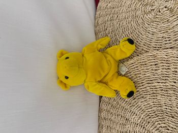doudou vintage ours jaune gipsy