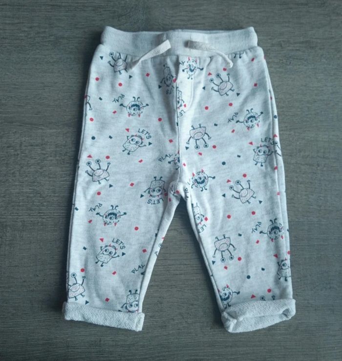 Lots de 2 Pantalon 9 mois garçon - photo numéro 3
