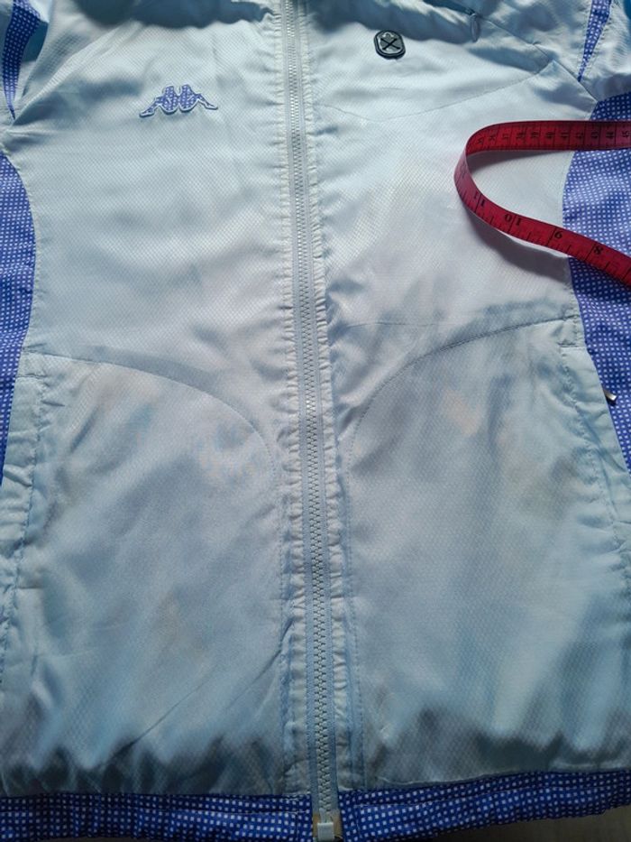 J coupe vent veste zippée petit carreau vichy vintage Kappa modèle aerotec - photo numéro 13