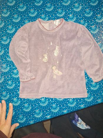 Haut pyjama polaire 24Mois