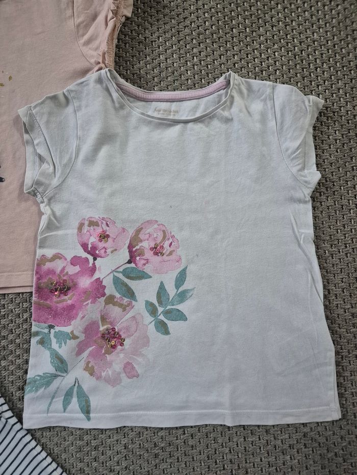 Lot de 4 Tshirts mc fille - 8 ans - photo numéro 3
