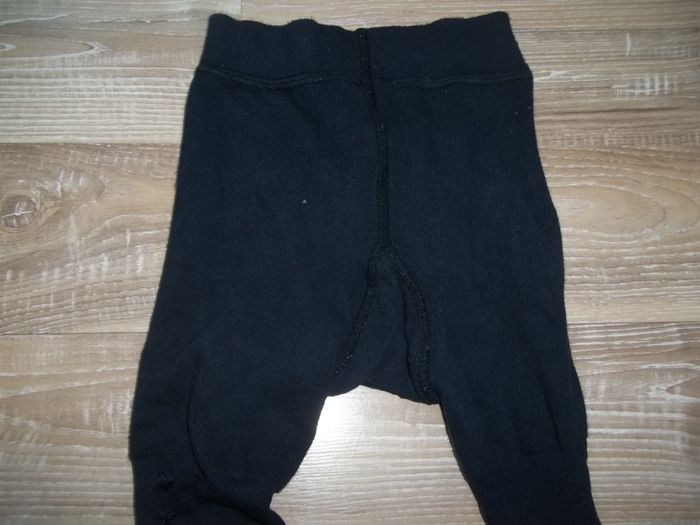 Collant sans pied coeurs et étoiles bleu marine 6/8 ans - photo numéro 3