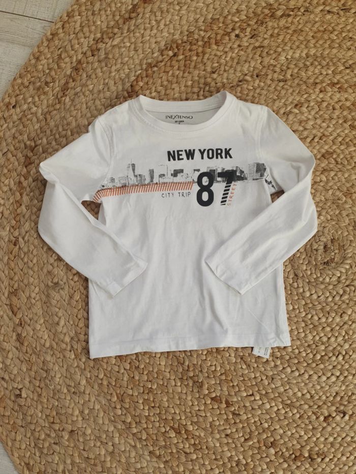 Tee-shirt manches longues in extenso 5 ans