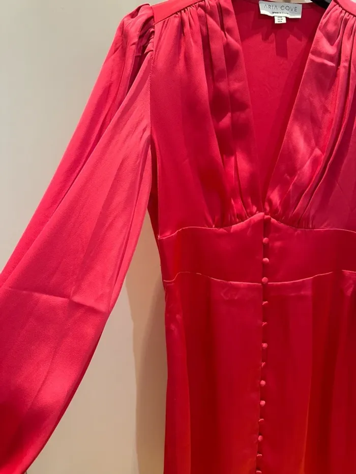 Robe courte satinée Asos - photo numéro 3