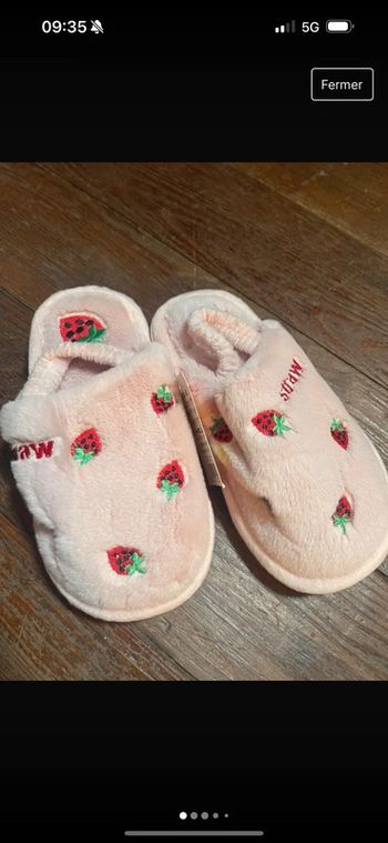 Pantoufle chausson enfant