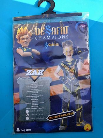 Déguisement enfant Zak taille 5.7 ans