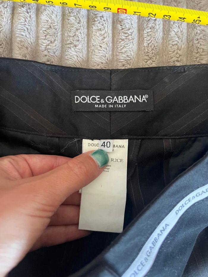 Pantalon Dolce & Gabbana rayé – Taille 40, coupe élégante - photo numéro 8