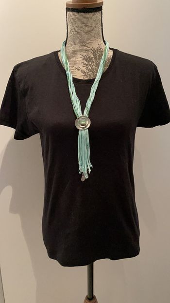 T-shirt noir femme T. XL