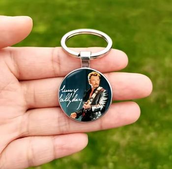 Porte-clés "Johnny Hallyday"