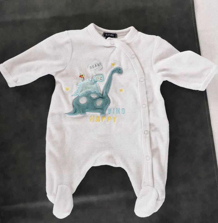 Pyjama 👣 velours, kiabi, 0mois - photo numéro 4