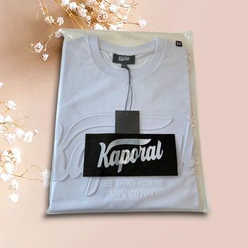 Tee-shirt Kaporal blanc – Taille M – Neuf avec emballage