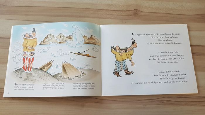 Livre Apoutsiak le petit flocon de neige - photo numéro 3