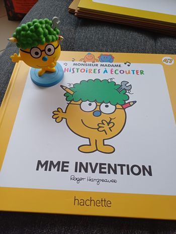 Livre+figurine Mme Invention