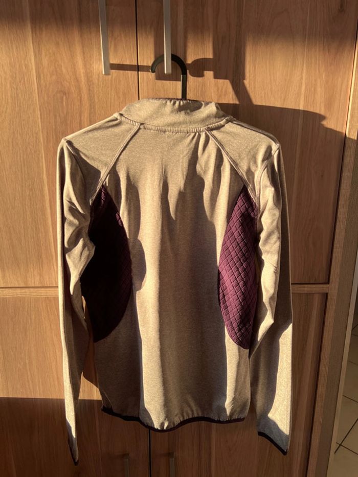 Sweat crivit gris et violet - photo numéro 3