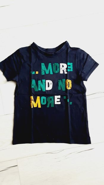 Vêtement garçon tee-shirt manches courtes bleu Kiabi 6 ans