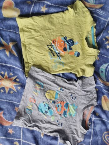 Lot 2 t-shirt manches courtes