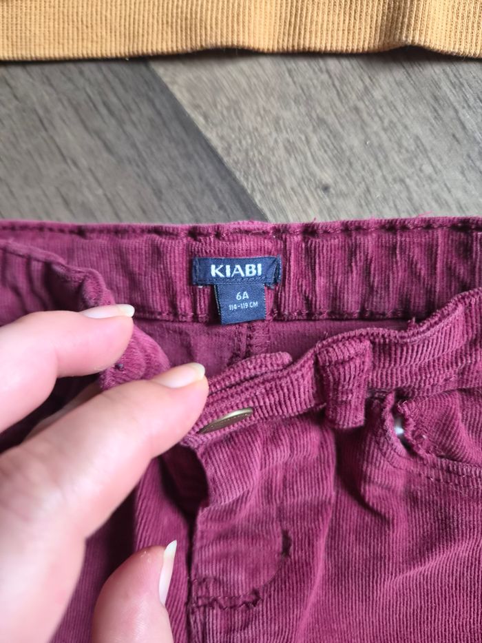 Lot de 2 pantalons et 2 pulls fille. Taille 6/7 ans. Kiabi, Gémo... TBE - photo numéro 7