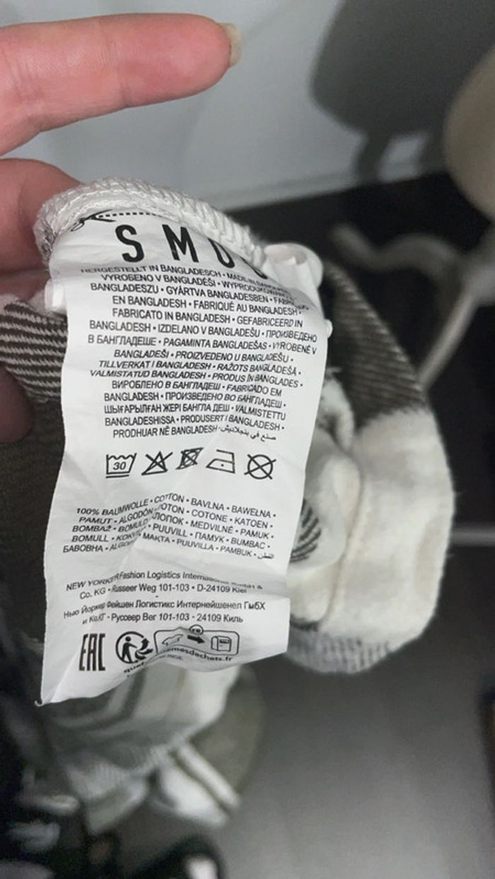 Chemise ou Sur chemise à carreaux Smog -100% coton - Style décontracté - photo numéro 5