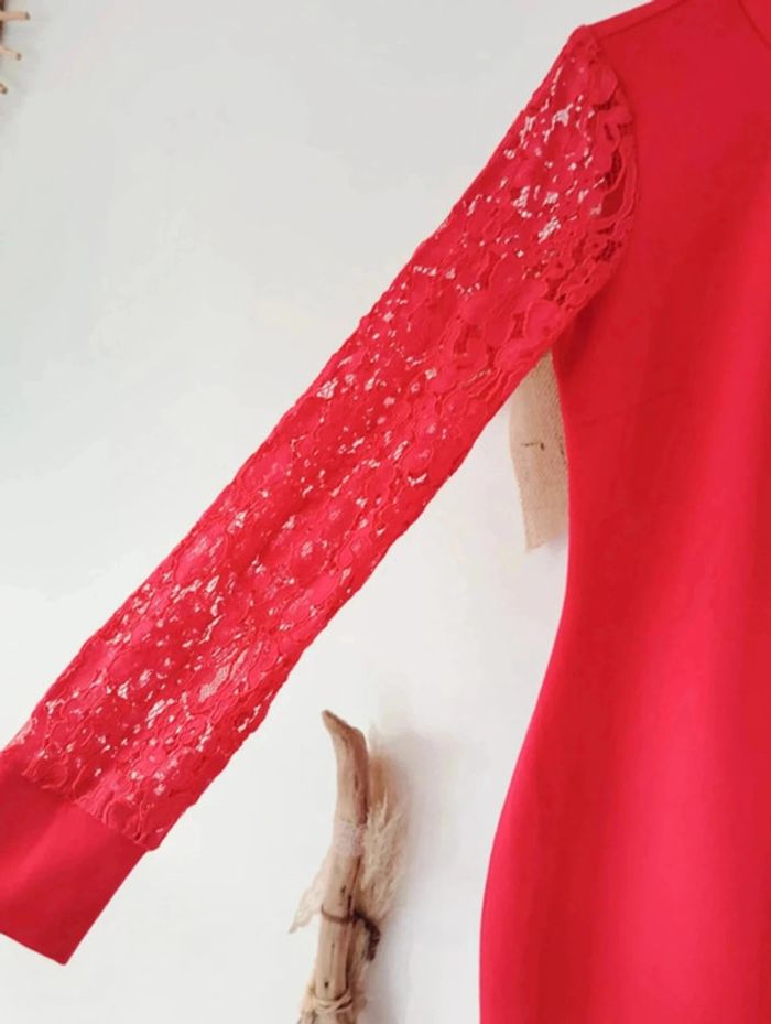Robe rouge Moony Mood Taille 38 - photo numéro 3