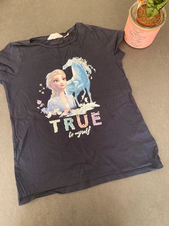 Tee shirt reine des neiges vêtement fille 8 10 ans