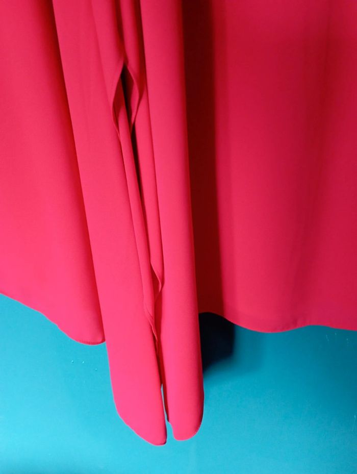 Blouse chic rouge cerise - photo numéro 3
