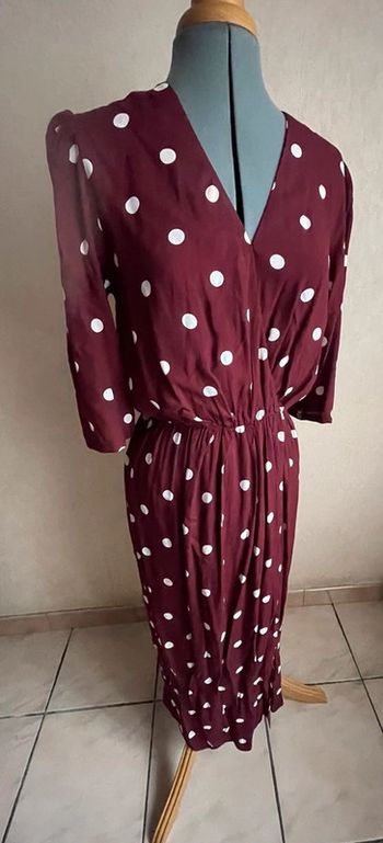 Robe Longue à pois 38