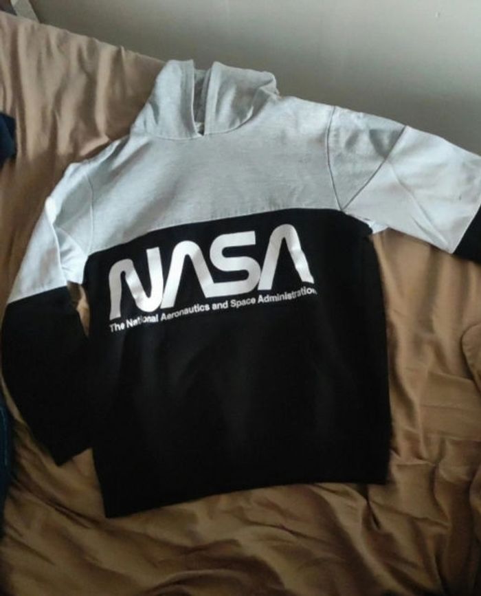 Sweat à capuche NASA floquer - XXS - photo numéro 3