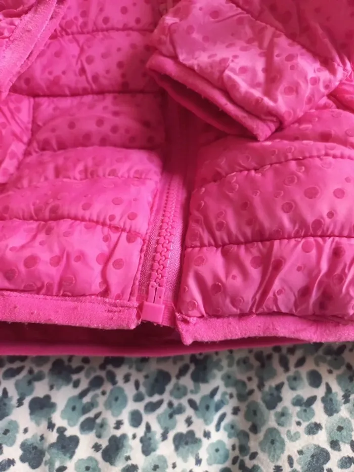 Blouson rose 12 mois fille - photo numéro 5