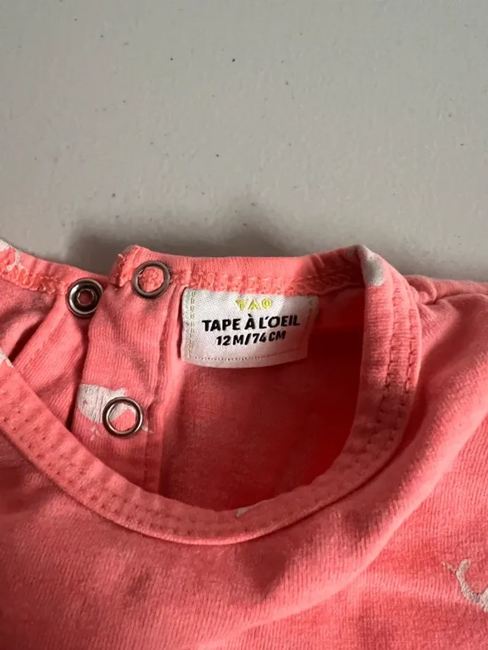 Combishort rose 12 mois - photo numéro 4