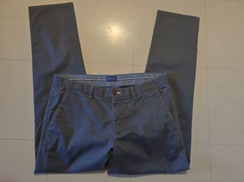 Chino Gant anthracite en coton taille L