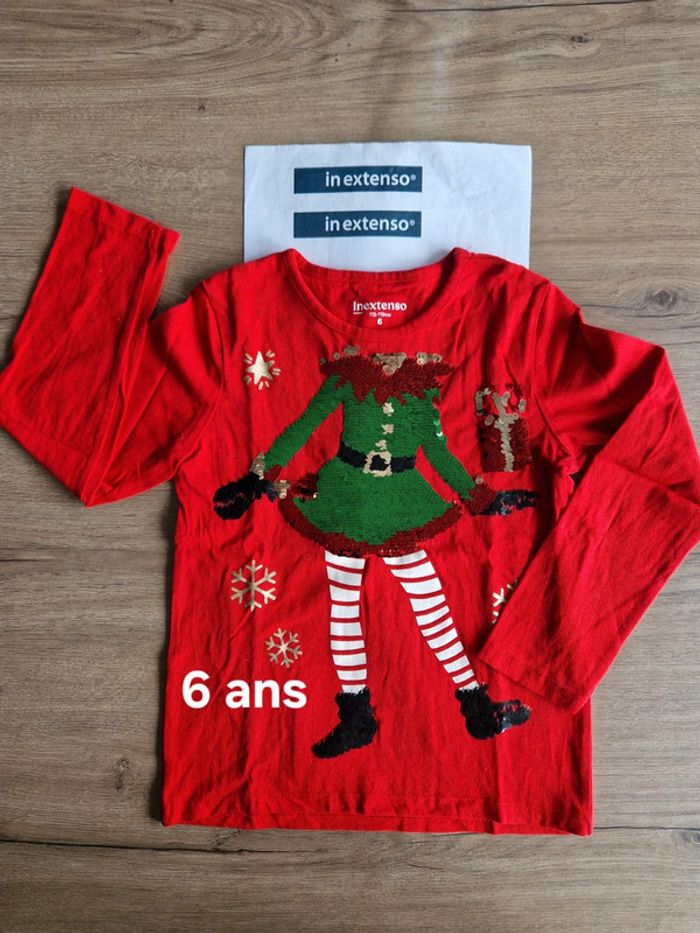 Pull lutin de Noël 🎄 6 ans