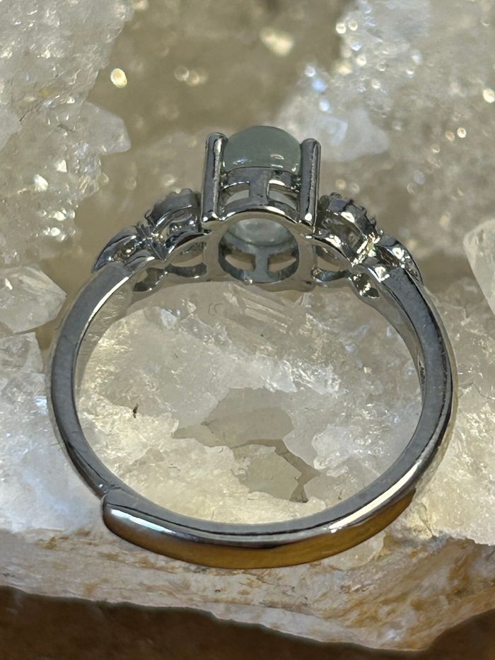 Bague réglable en laiton et en aigue-marine – Sérénité & Communication - photo numéro 7