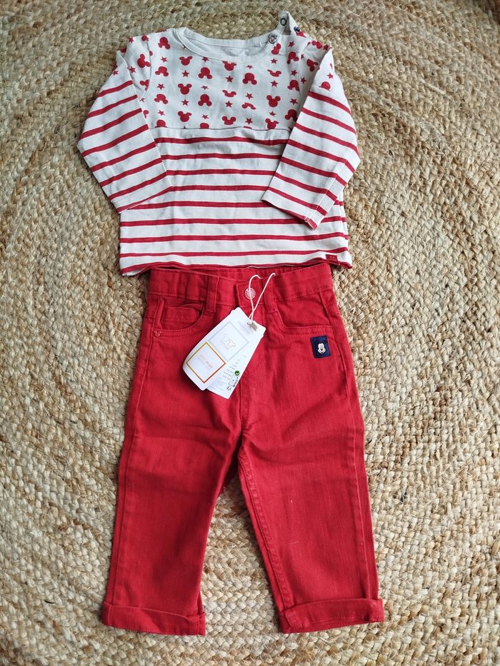 Ensemble Mickey 12 mois