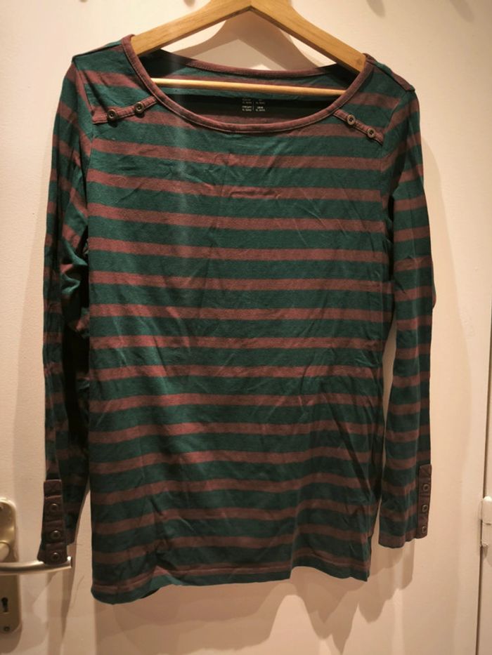Pull à rayures