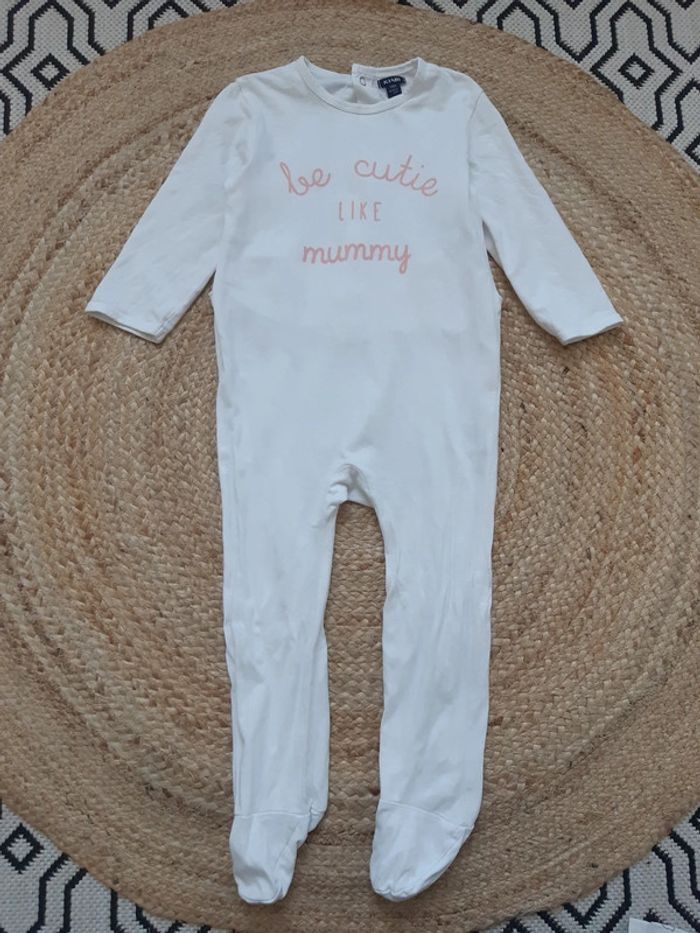 Pyjama fin 1 pièce Kiabi 24 mois