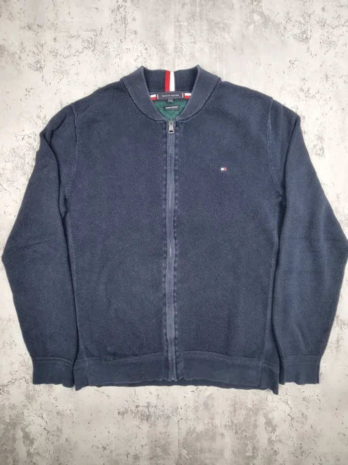 Veste zippée Tommy Hilfiger bleu marine, XXXL Hommes - photo numéro 3