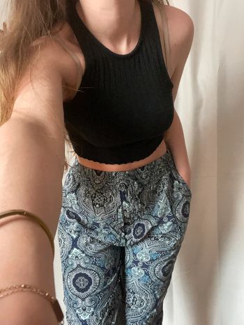 Pantalon à motif