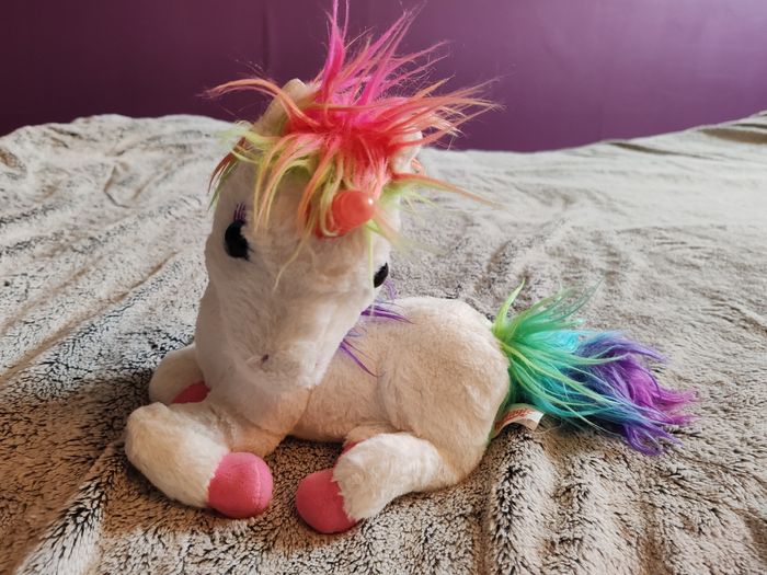 Peluche Licorne lumineuse