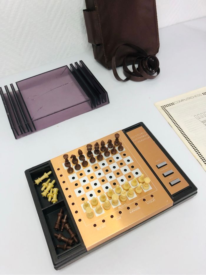 Jeu d’échecs électronique computachess vintage - photo numéro 5