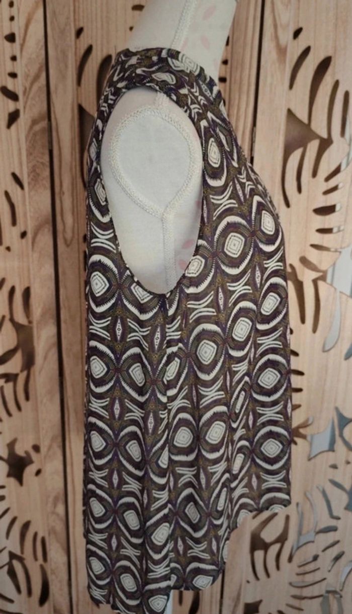 Blouse fluide et légère imprimée T 40 H&M - photo numéro 4