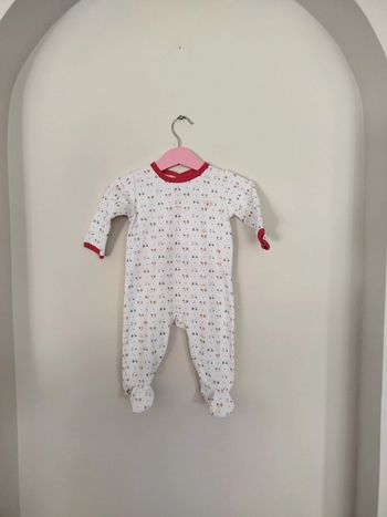 Pyjama Petit bateau velours scooters vespa  6 mois tbe