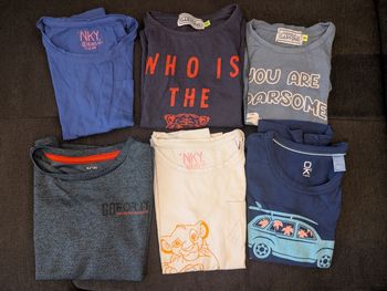 Lot 6 t-shirts manches courtes