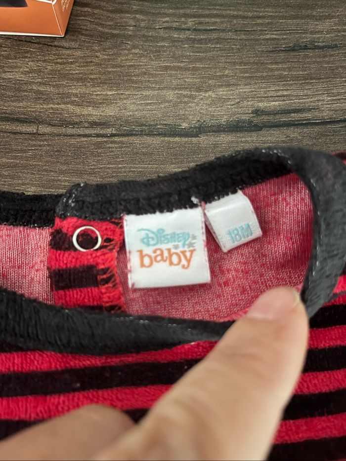 Ensemble pyjama bonnet de Noël Mickey - photo numéro 2