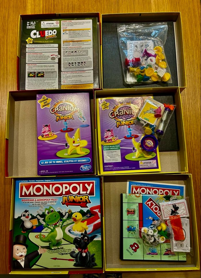 Monopoly junior cranium cluedo - photo numéro 2