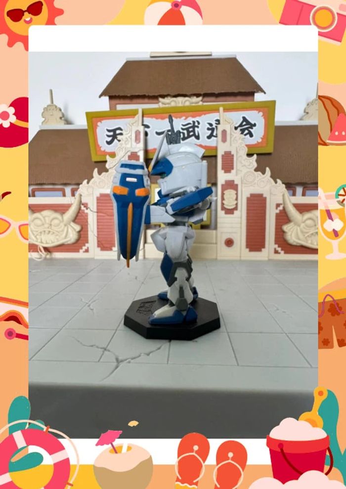 Mini figurine Gundam bras articulés - photo numéro 9